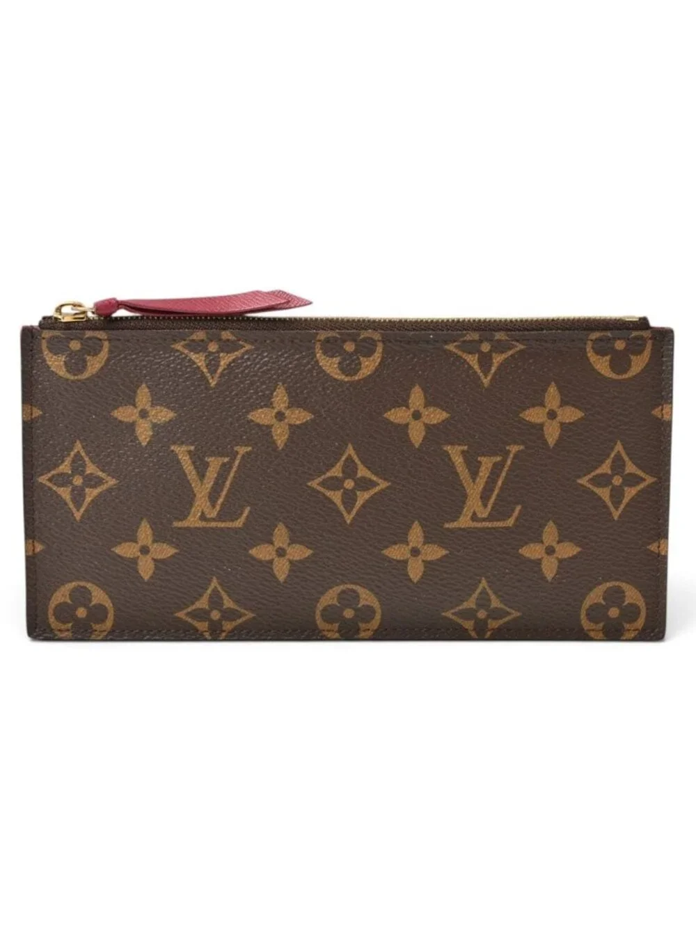 Louis Vuitton Pouch Flat Pochette Felicie Only Monogram Fuchsia